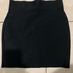 Black pencil skirt